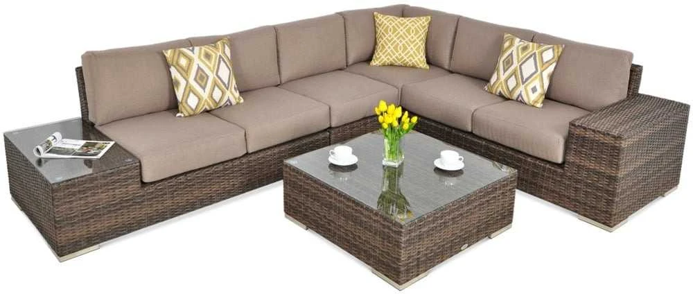 Lauko baldų komplektas AVOCADO, Brown