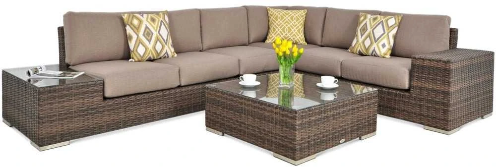 Lauko baldų komplektas AVOCADO, Brown