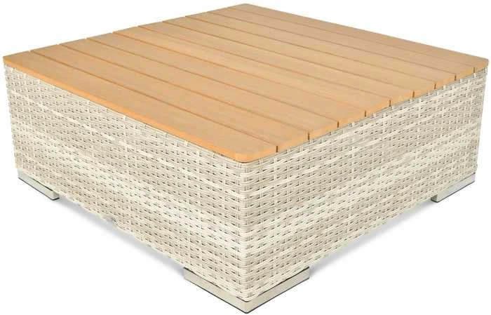 Lauko baldų komplektas AVOCADO WOOD, rusvai gelsvas