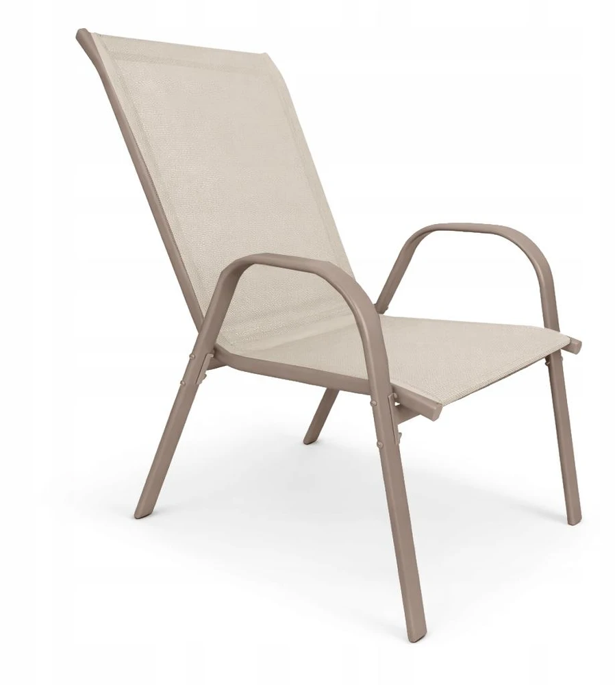 Lauko baldų komplektas Bergama Round 60 cm, 2+1, Taupe