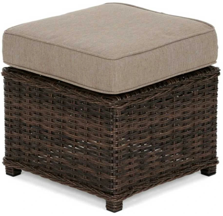 Lauko baldų komplektas Bergamo, Brown Mat / Brown Melange