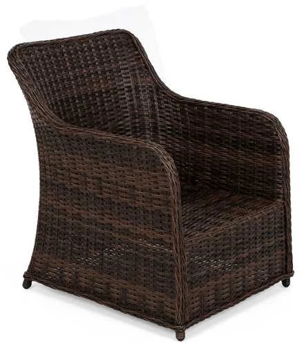Lauko baldų komplektas Bergamo, Brown Mat / Brown Melange