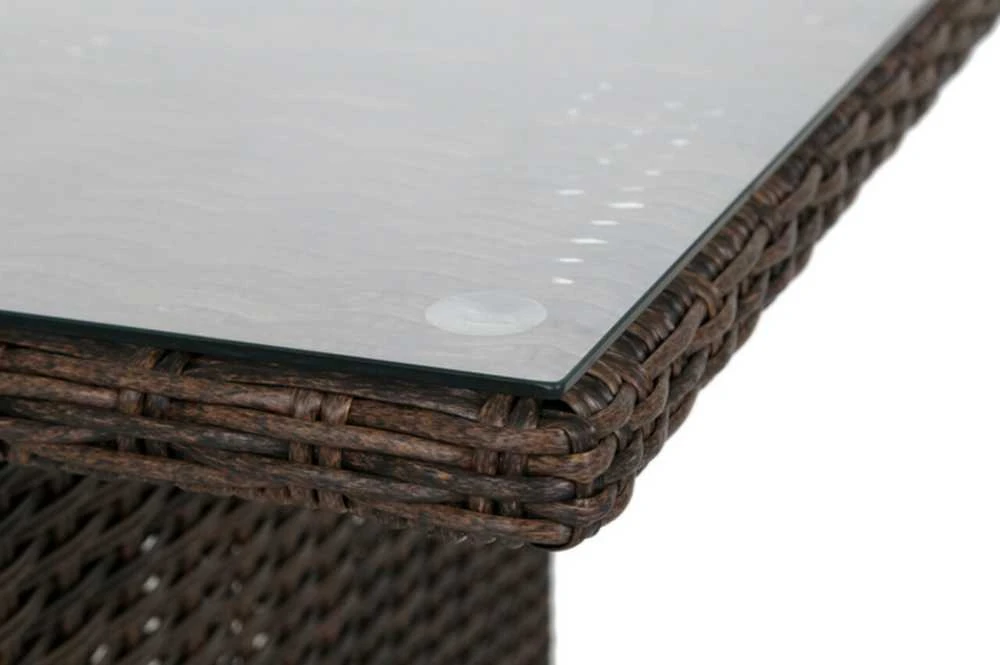 Lauko baldų komplektas Bergamo, Brown Mat / Brown Melange
