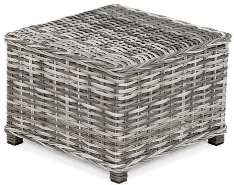 Lauko baldų komplektas Bergamo, Light Pilkas / Pilkas Melange
