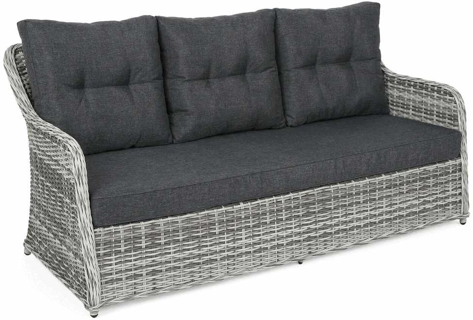 Lauko baldų komplektas Bergamo, Light Pilkas / Pilkas Melange