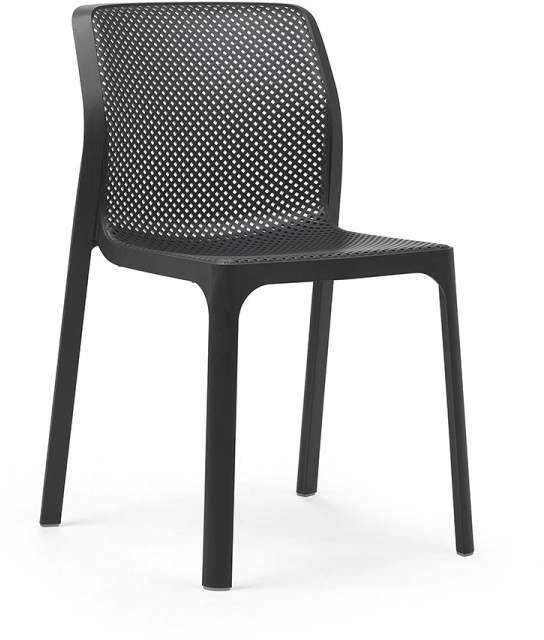 Lauko baldų komplektas BIT/CLIP 4+1, Antracite
