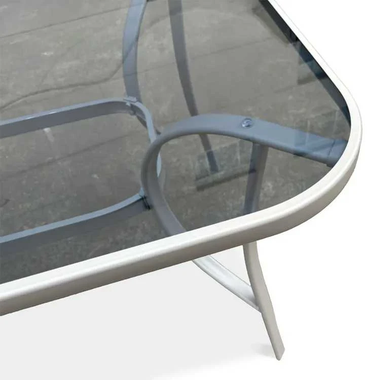 Lauko baldų komplektas Bologna, 150 cm, 6+1, Light rusvai gelsvas