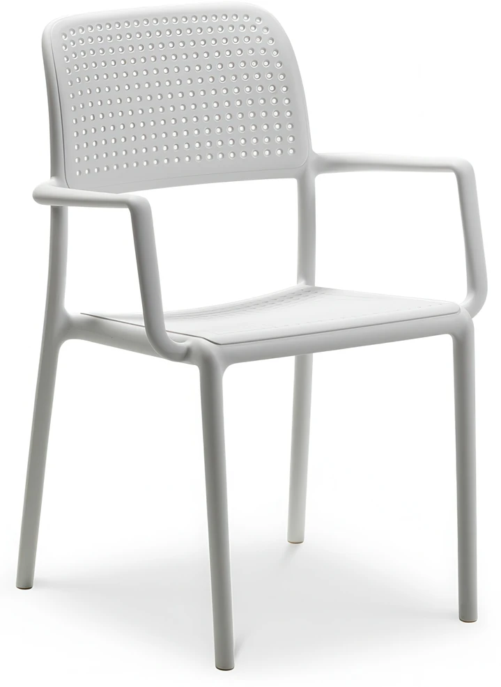 Lauko baldų komplektas BORA/CLIP 70, 4+1, Bianco