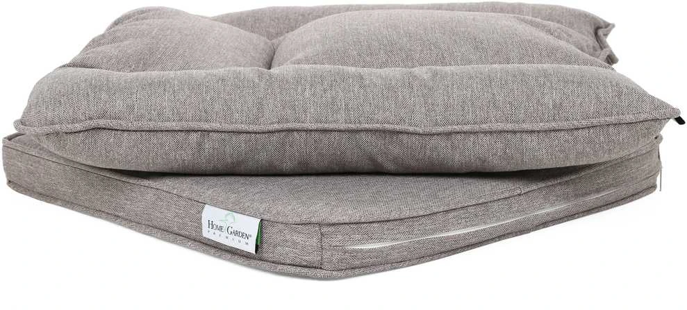 Lauko baldų komplektas Bristol 180 cm, 6+1, rusvai gelsvas / rusvai gelsvas Melange