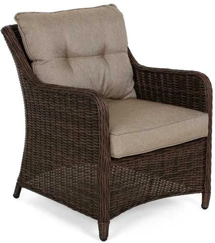 Lauko baldų komplektas California Corner, dešininis, Brown Mat / Brown Melange