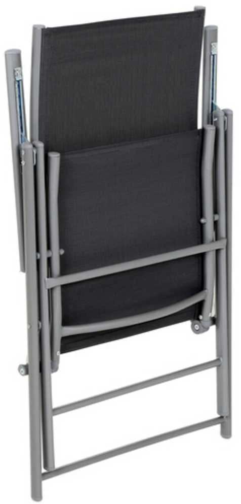 Lauko baldų komplektas Casablanca 145 cm, 6+1, Sidabrinis / Pilkas
