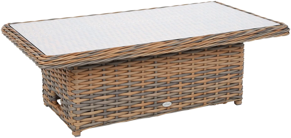 Lauko baldų komplektas Foggia Flex, Ginger Melange / Dark Pilkas