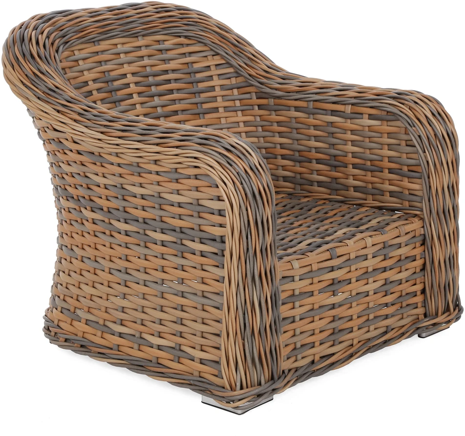 Lauko baldų komplektas Foggia Flex, Ginger Melange / Dark Pilkas