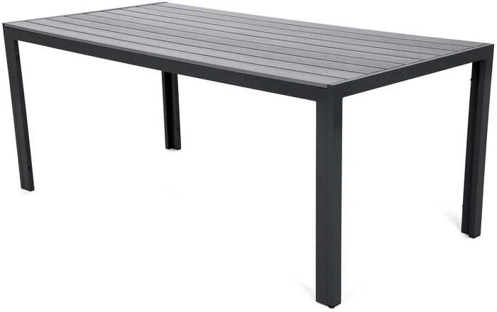 Lauko baldų komplektas Ibiza 185 cm, 8+1, Pilkas / Window Pilkas