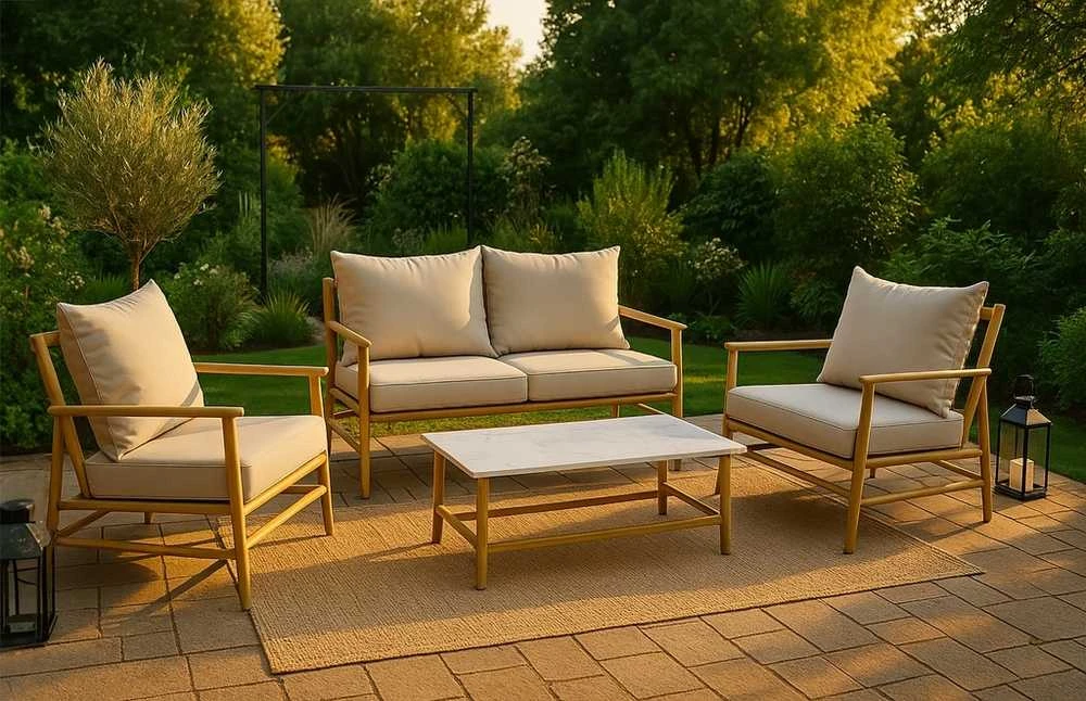 Lauko baldų komplektas Lardos, beige