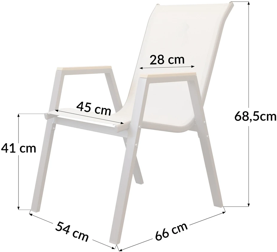 Lauko baldų komplektas Malabo Wood, Taupe, 2 asm.