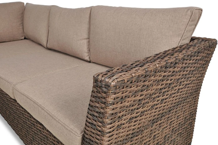 Lauko baldų komplektas MONIZ DINING PLUS, Brown