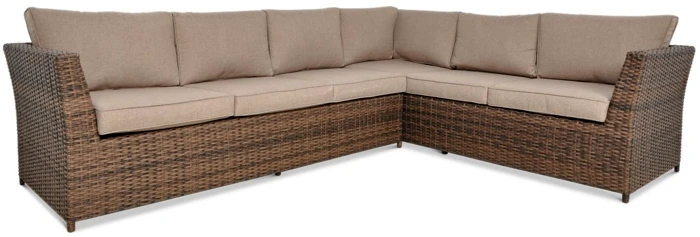 Lauko baldų komplektas MONIZ DINING PLUS, Brown