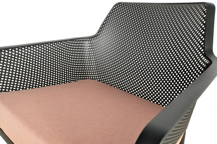 Lauko baldų komplektas NET RELAX, Antracite