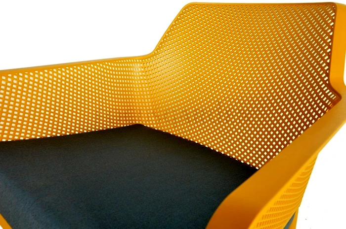 Lauko baldų komplektas NET RELAX, Senape