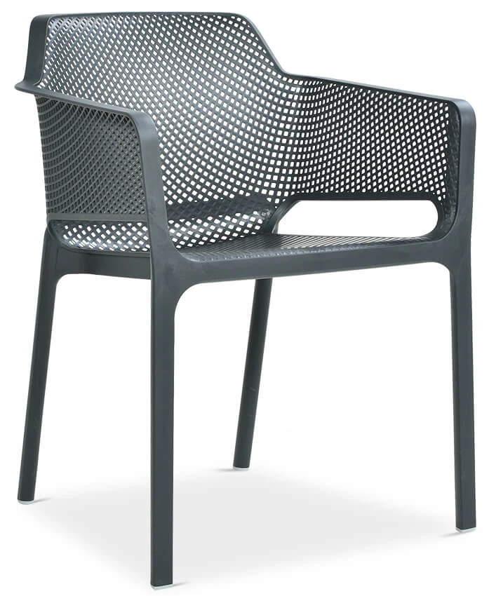 Lauko baldų komplektas NET/SPRITZ 2+1, Antracite