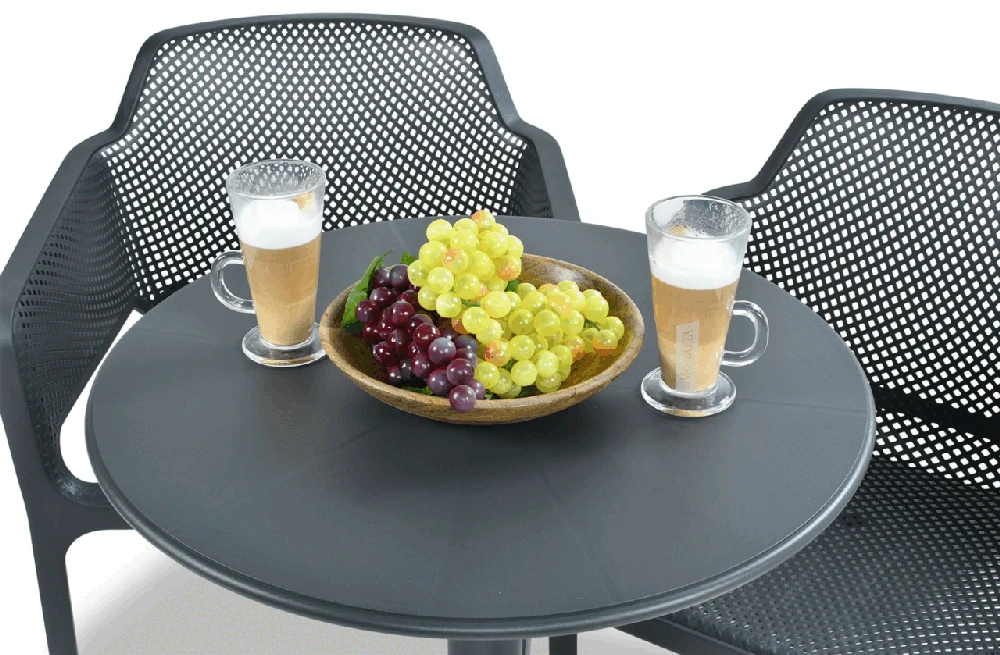 Lauko baldų komplektas NET/SPRITZ 2+1, Antracite