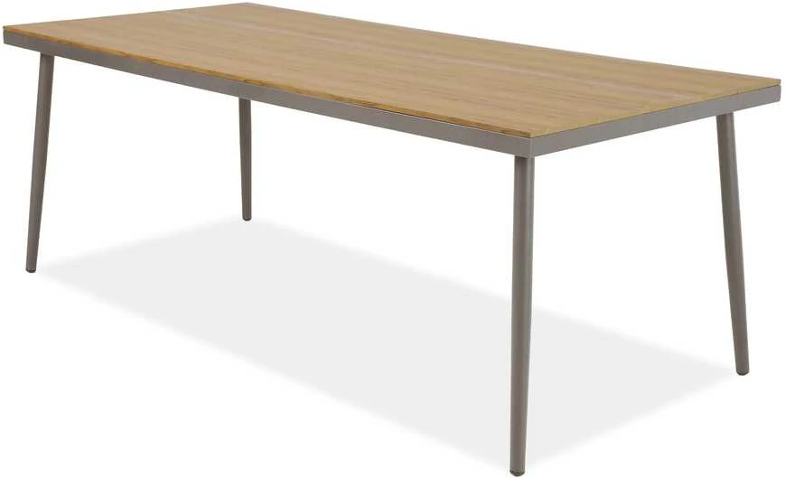 Lauko baldų komplektas NOVA DINING 6+1, Taupe