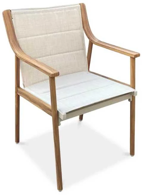 Lauko baldų komplektas PATTAYA DINING Wood Look 8+1