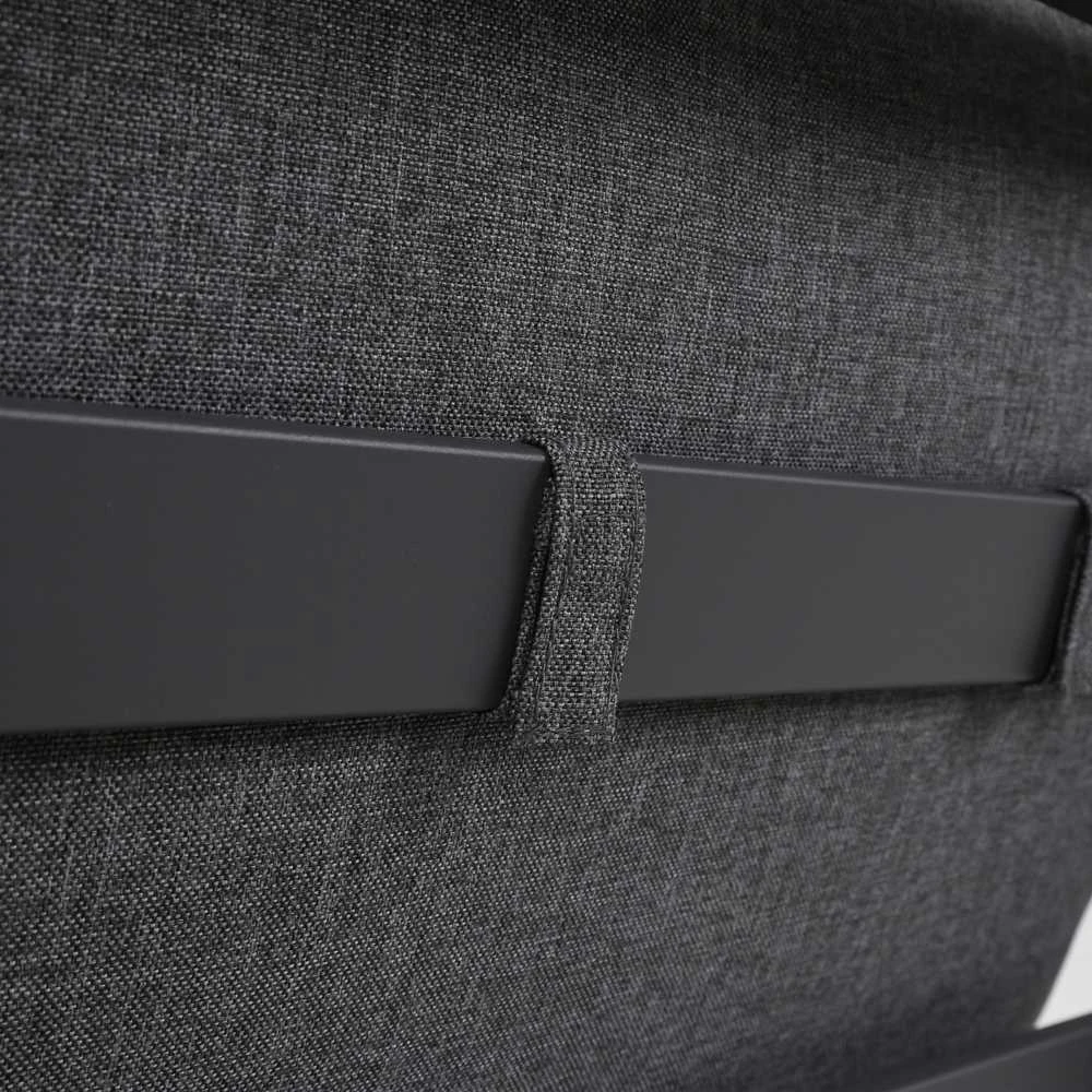 Lauko baldų komplektas Rimini, Dark Pilkas / Pilkas Melange