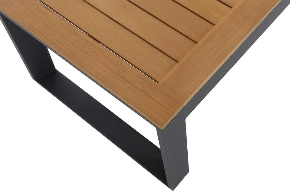 Lauko baldų komplektas Rimini, Dark Pilkas / Pilkas Melange
