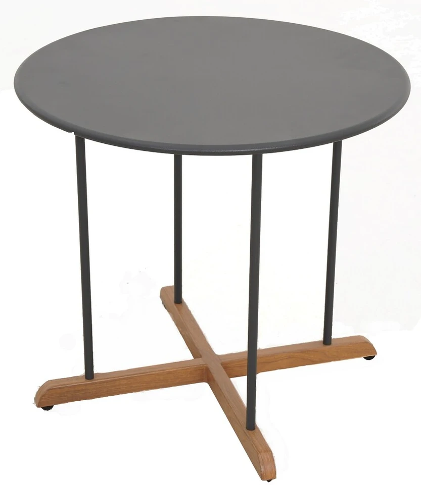 Lauko baldų komplektas RONDA 1+1, Dark Pilkas