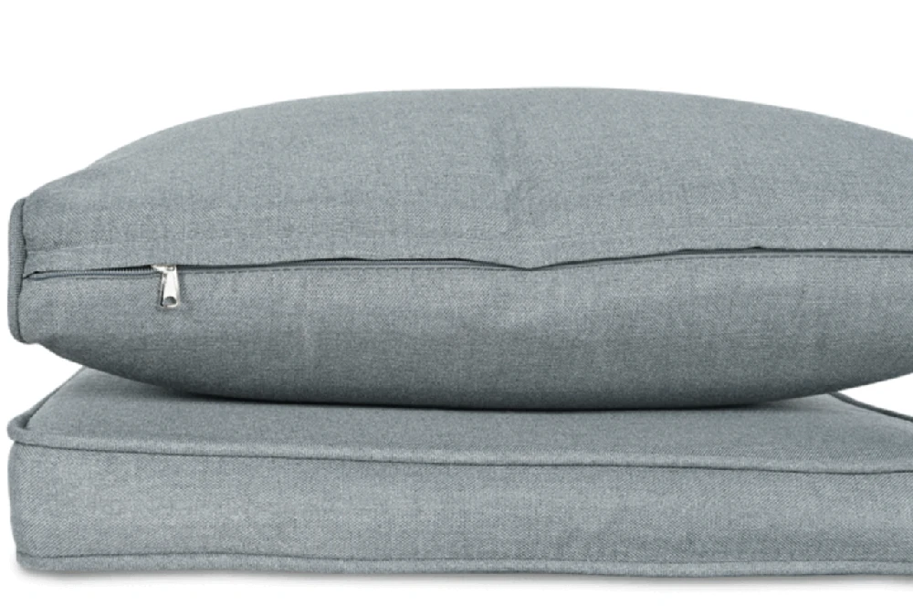 Lauko baldų komplektas SALO + su pufais, Stone Pilkas
