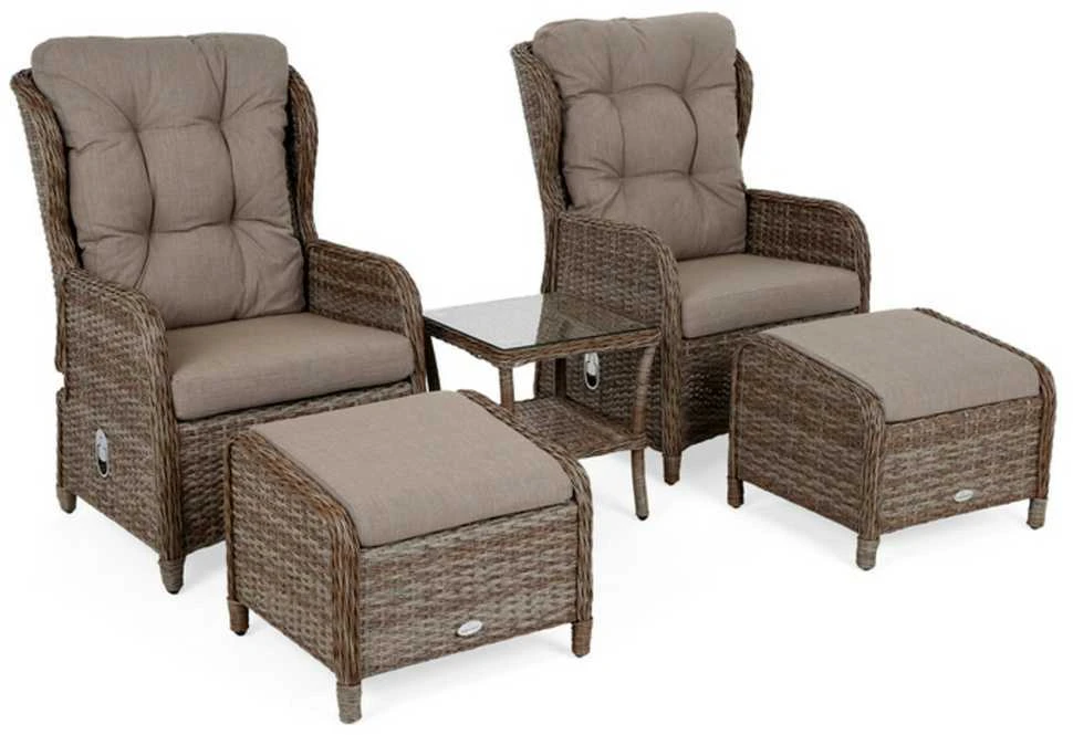 Lauko baldų komplektas Sofia, Ginger / Brown Melange