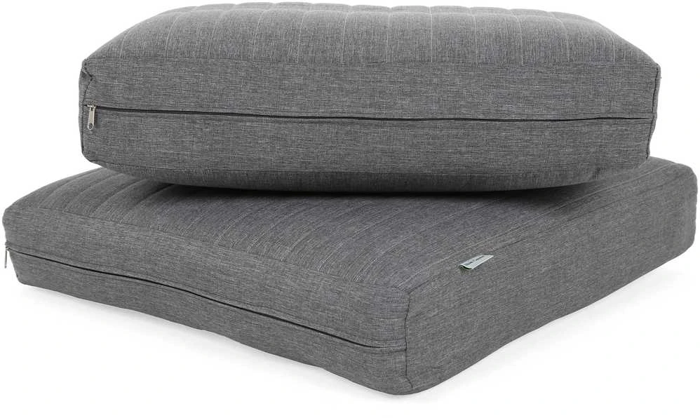 Lauko baldų komplektas Sorrento Comfort Corner, Pilkas / Pilkas Melange