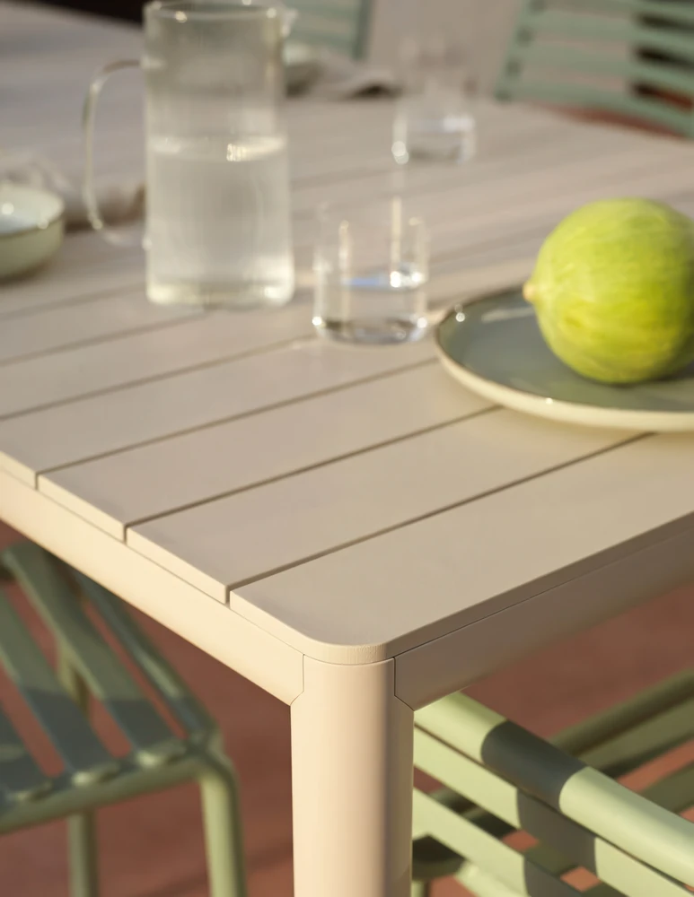 Lauko baldų komplektas TIBERINA BISTROT/TEVERE 10+1, stalas 211-275 cm, Corda