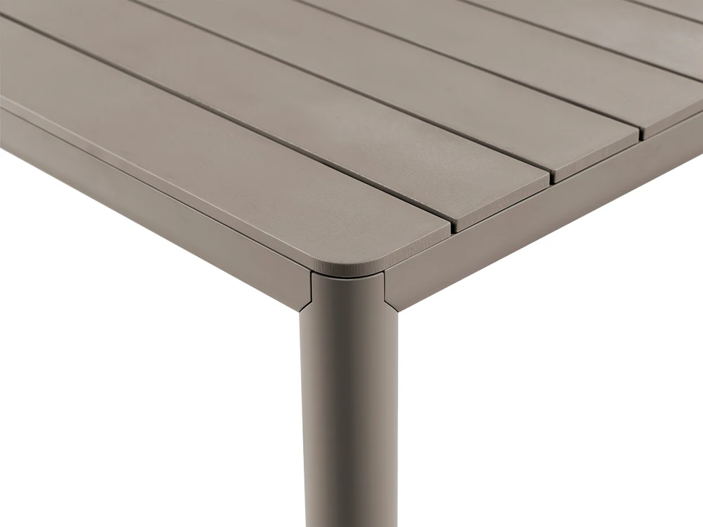 Lauko baldų komplektas TIBERINA BISTROT/TEVERE 10+1, stalas 211-275 cm, Tortora
