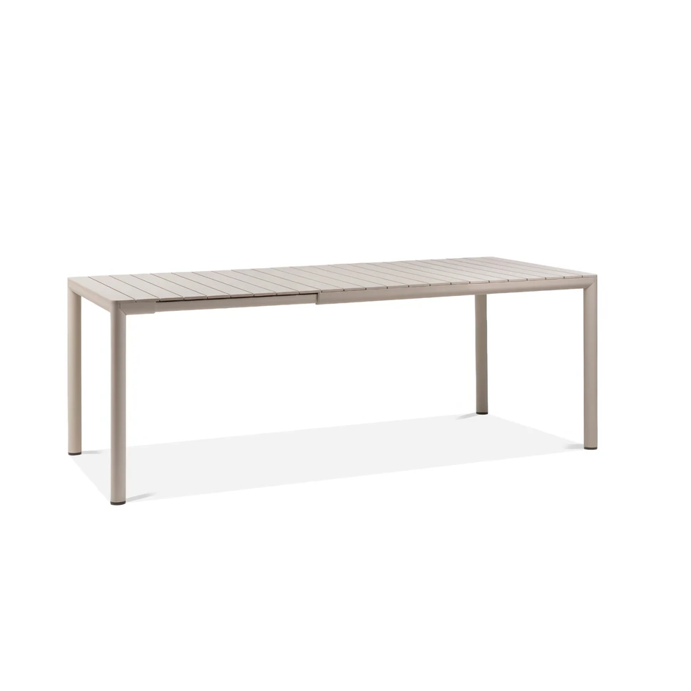 Lauko baldų komplektas TIBERINA BISTROT/TEVERE 8+1, stalas 147-211 cm, Corda