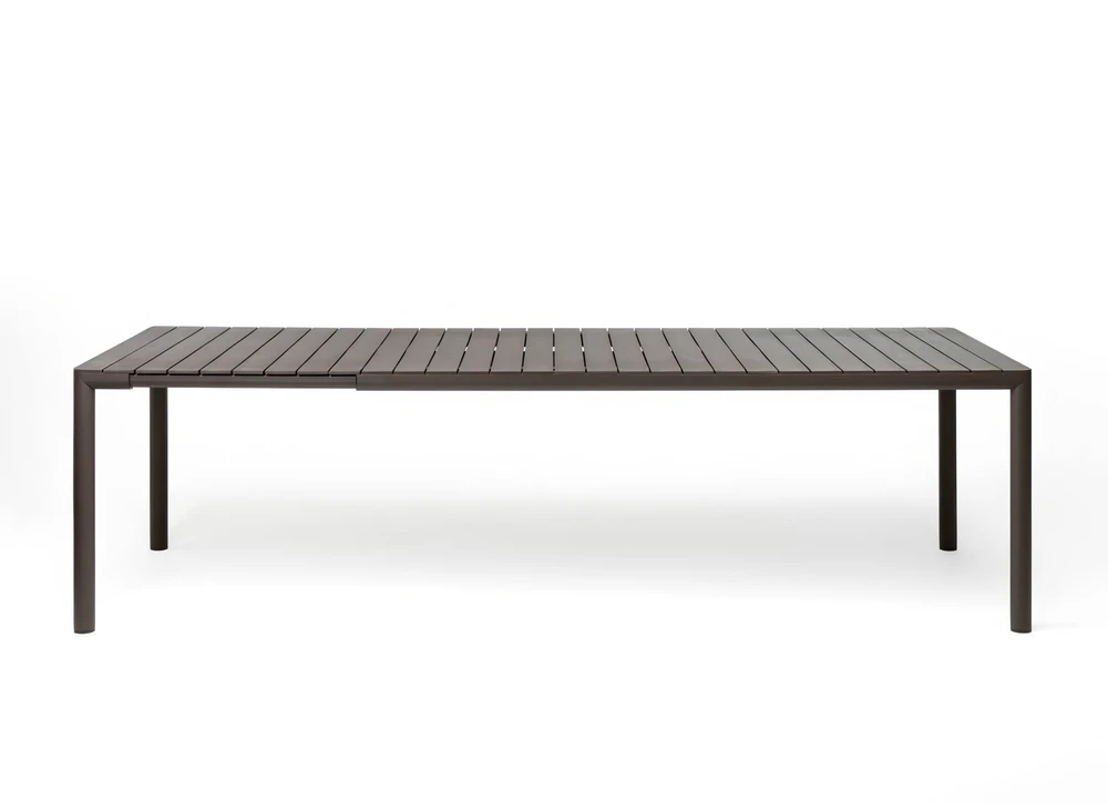 Lauko baldų komplektas TIBERINA BISTROT/TEVERE 10+1, stalas 211-275 cm, Terra