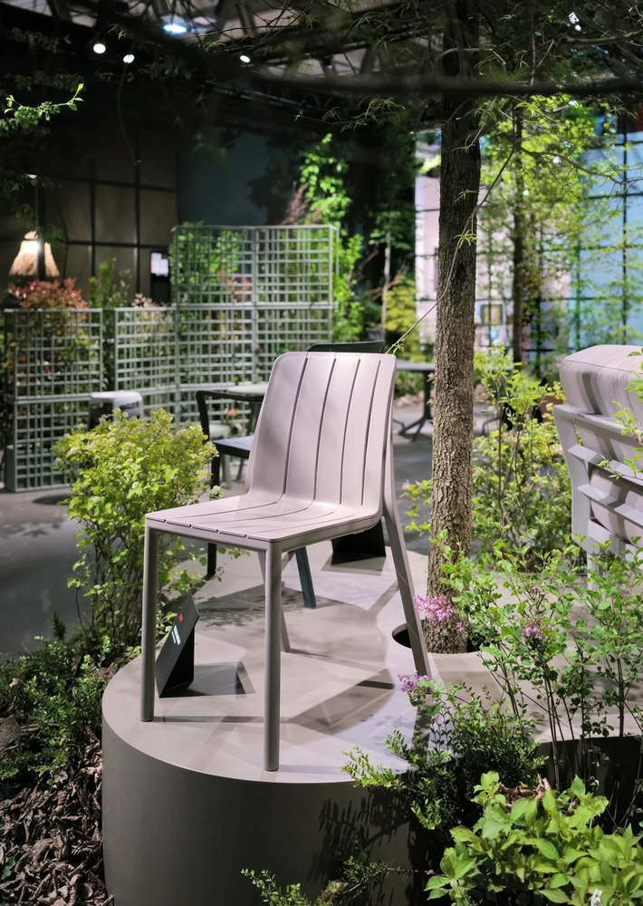 Lauko baldų komplektas TIBERINA BISTROT/TEVERE 8+1, stalas 211-275 cm, Corda
