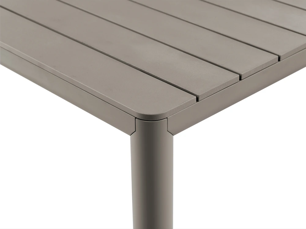 Lauko baldų komplektas TIBERINA/TEVERE 10+1, stalas 211-275 cm, Tortora