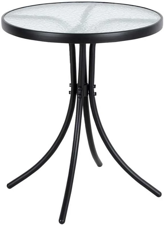 Lauko baldų komplektas Trapani 60 cm, 2+1, Juodas