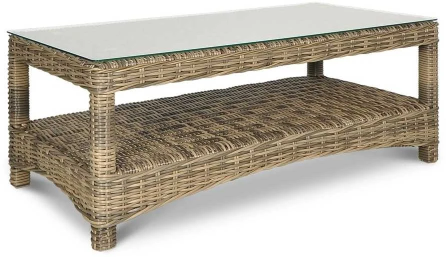 Lauko baldų komplektas TRIVENTO 3 + su pufais, Brown