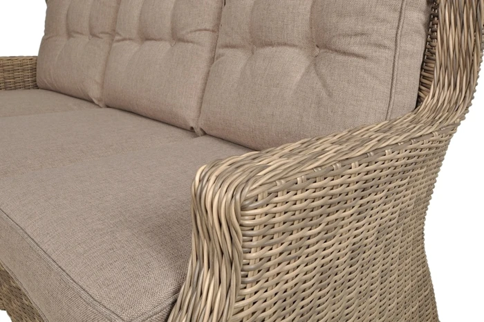 Lauko baldų komplektas TRIVENTO DINING 3, Brown