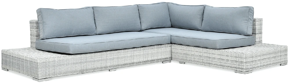 Lauko baldų komplektas VERONA BASIC, Baltas Pilkas