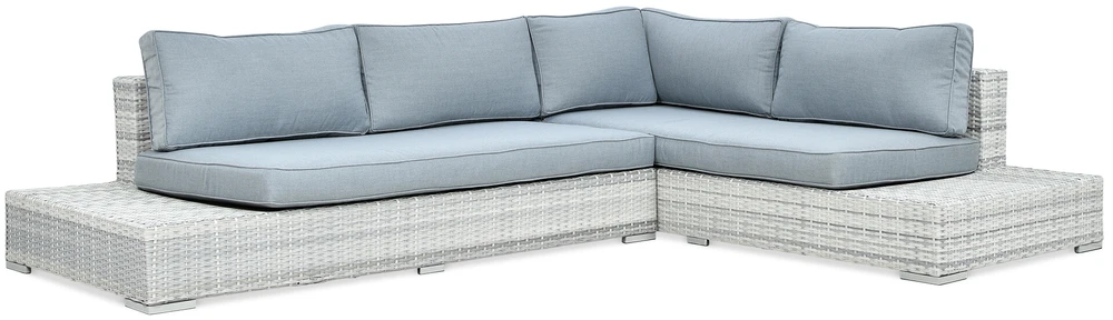 Lauko baldų komplektas VERONA BASIC, Baltas Pilkas