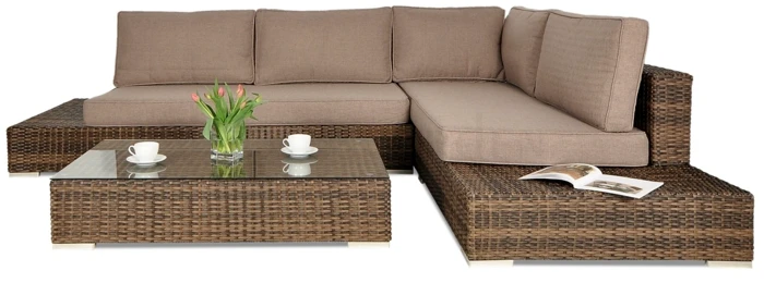 Lauko baldų komplektas VERONA BASIC, Brown