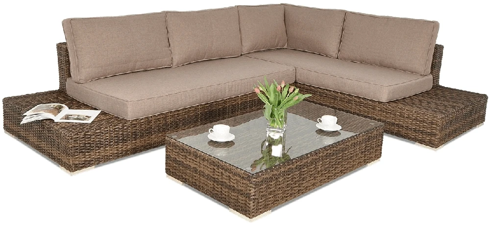 Lauko baldų komplektas VERONA BASIC, Brown