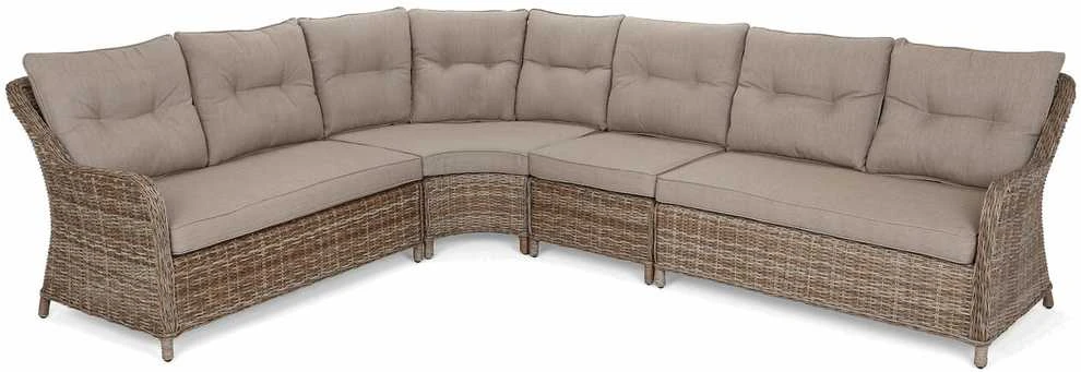 Lauko baldų komplektas Windsor Corner, Ginger / Brown Melange