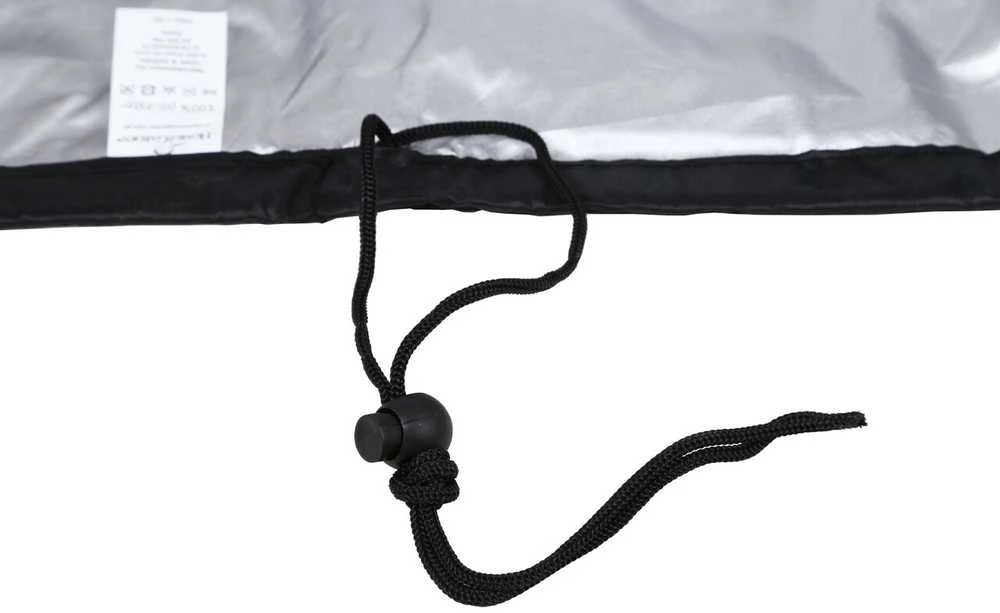 Lauko baldų uždangalas, 280 x 230 x 80 cm, juodas
