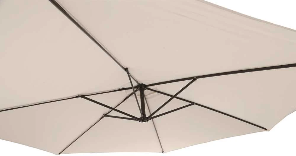 Lauko skėtis Malabo 300 cm, Pilkas / Ecru